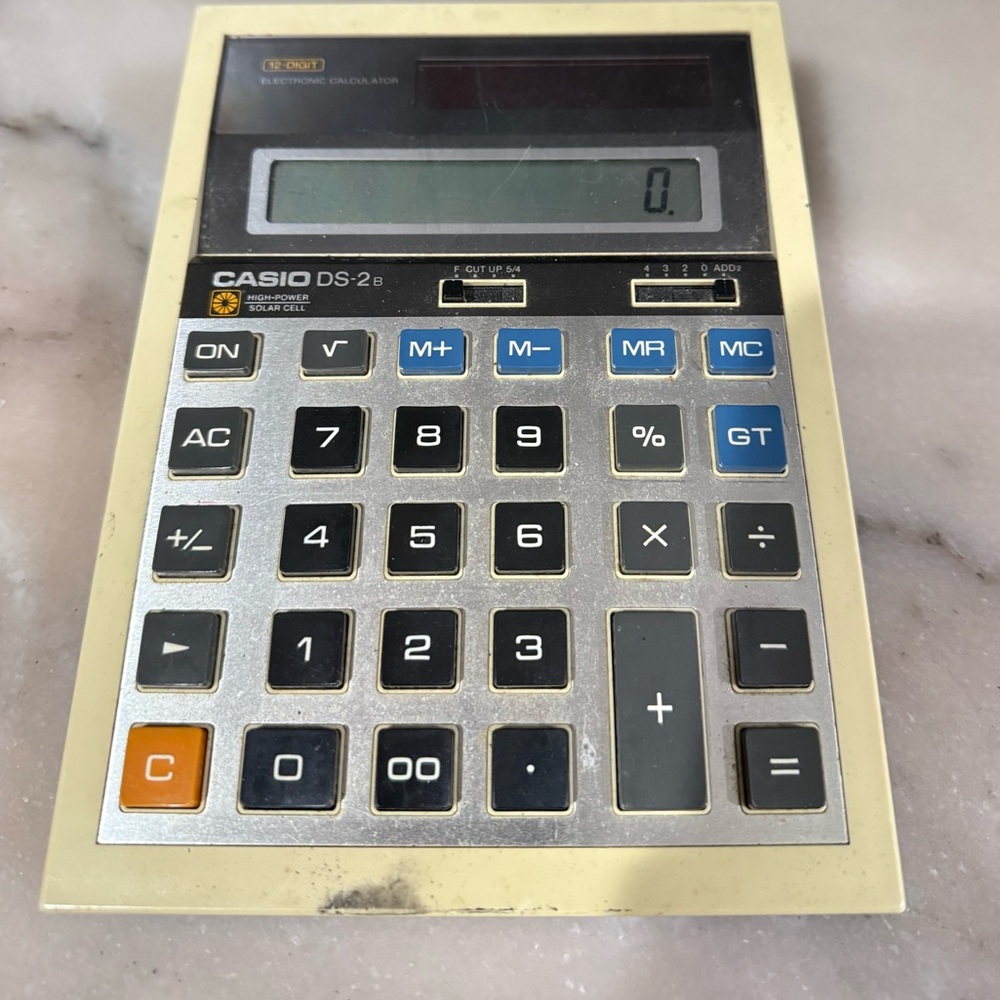 Casio DS-2B Calculator vintage